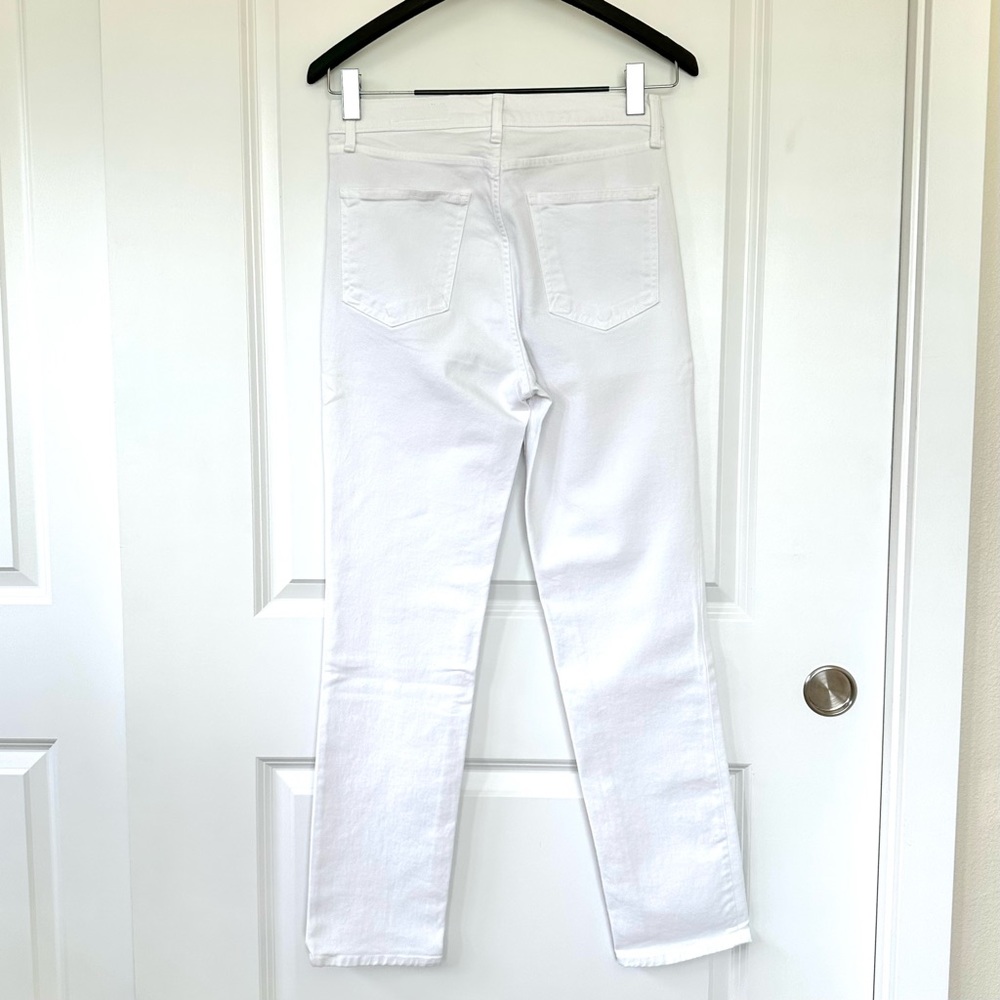 Rag & Bone Straight High Rise White Jeans NWOT - Picture 9 of 16